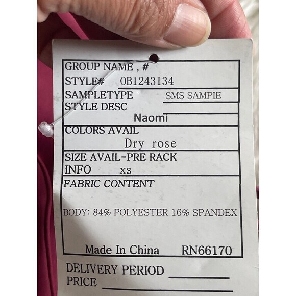 NWT Intimately Free People XS Naomi Rose Longline Underwire Bra SAMPLE - Picture 6 of 8